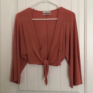 UO 3/4 Sleeve Crop Top